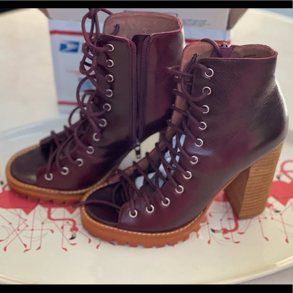 Jeffrey Campbell Lug Sole Lace Up Women